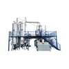 Waste motor oil refining to base oil recycling refinery