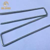 6" Length U type wire 3mm diameter grass staple