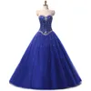 Quinceanera Dresses Princess Ball Gown New Collection Blue Beads For Women Party Dresses vestidos de fiesta