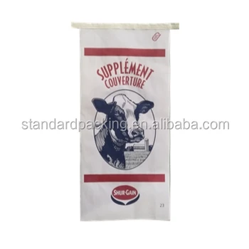Custom Eco Friendly 3 Ply Feed Bags For Animals Product On Alibaba