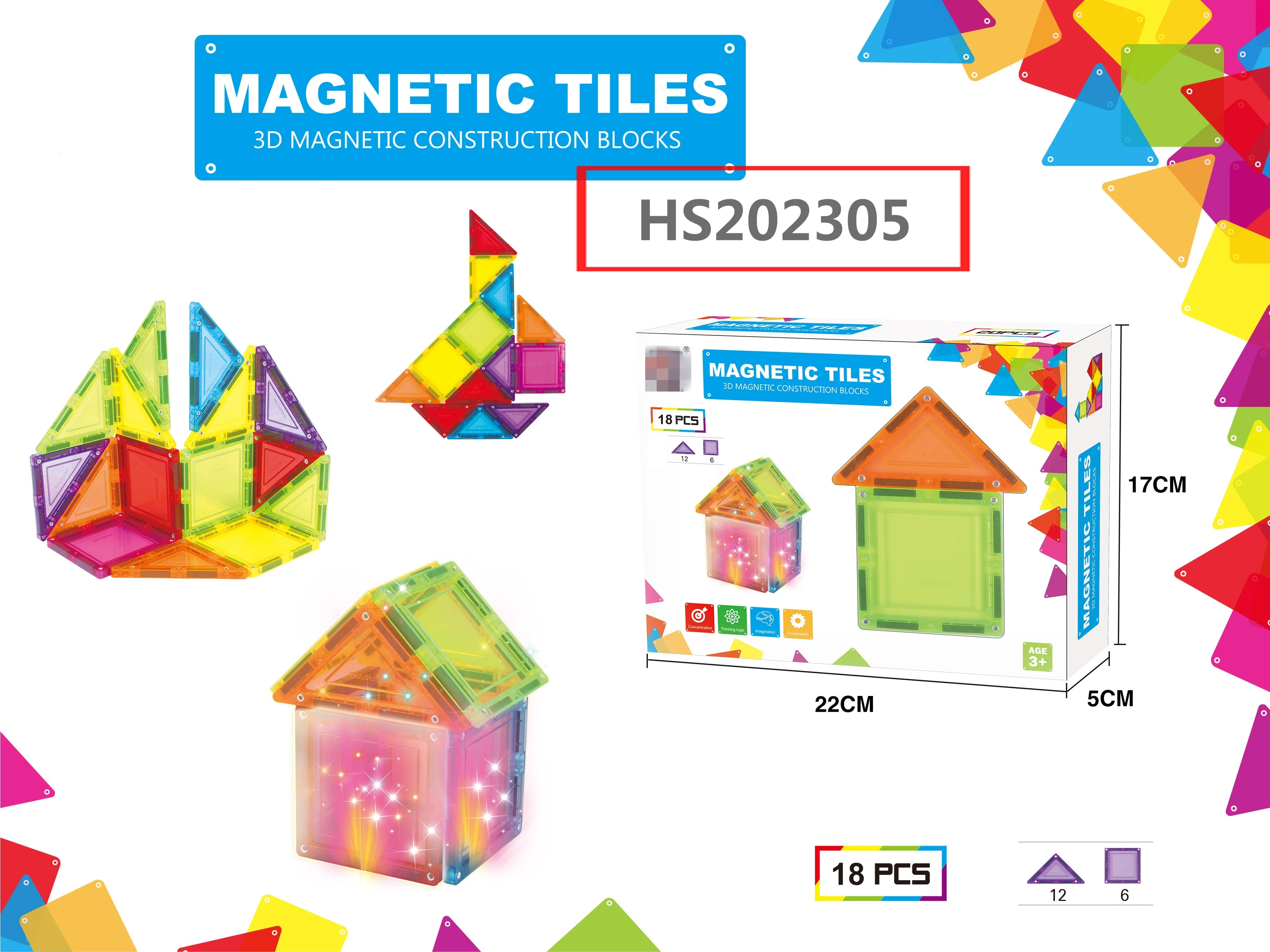 HS202305, Huwsin Toys, magic cube,Magnetic magnetic building block, Educational toy