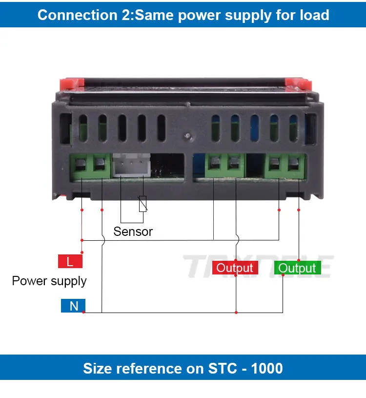 AC 110V-220V STC-3028 Thermostat Temperatur & Feuchtigkeitsthermostatregler CE 