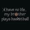 Basketball Sister iron on Rhinestone Transfer ,Do It Yourself ,hot fix heat transfer ,I have no life