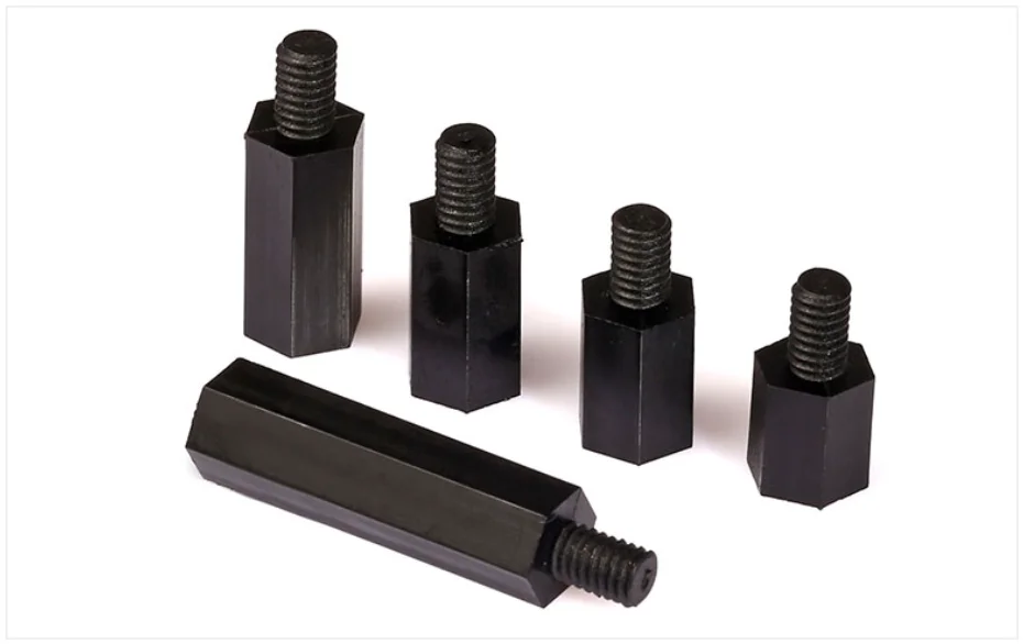 Kinds Of Hexagonal Black Nylon Plastic Standoffs M3 M4 Buy Stando