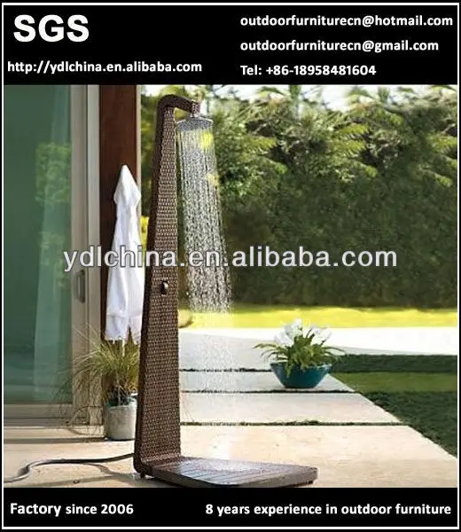 Custom Make Outdoor Wicker Rattan Garden Shower Buy Garden Shower