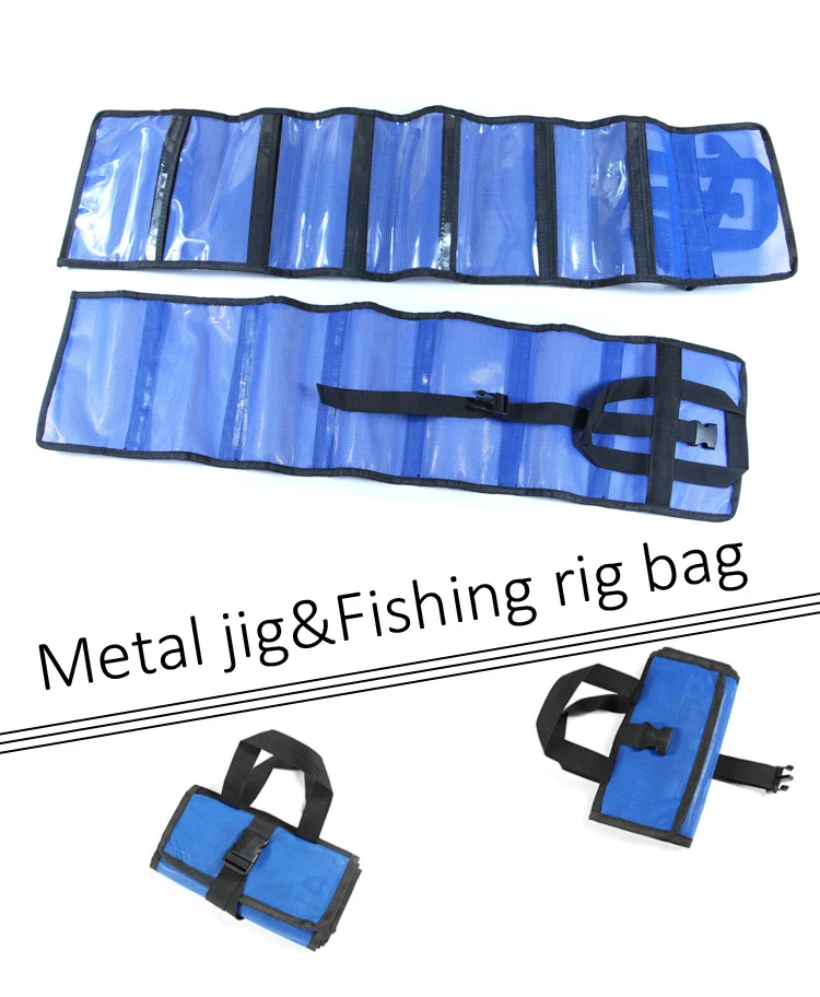 Sea Fishing Metal Jig Foldable Bag,Sabiki Fishing Rig Bag,Long Casting