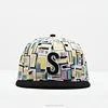 Custom Sublimation Printed Snapback Hats Polyester 6 Panel Hip Hop Fitted Cap Flat Bill Patch Sport Snapback Caps