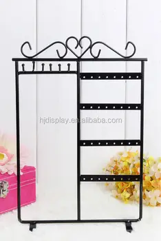 Metal Necklace Stand For Long And Earrings Jewelry Metal Necklace Stand For Long And Earrings Jewelry Display