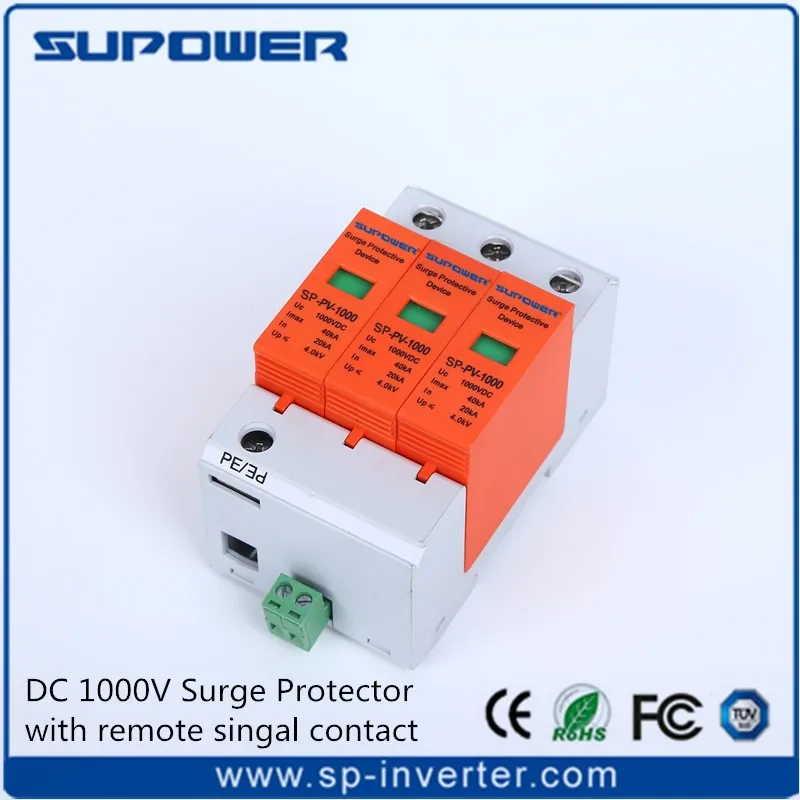 Dc 1000v 1p 2p 3p Surge Protector For Photovoltaic Pv Solar Systems Buy Surge Protector