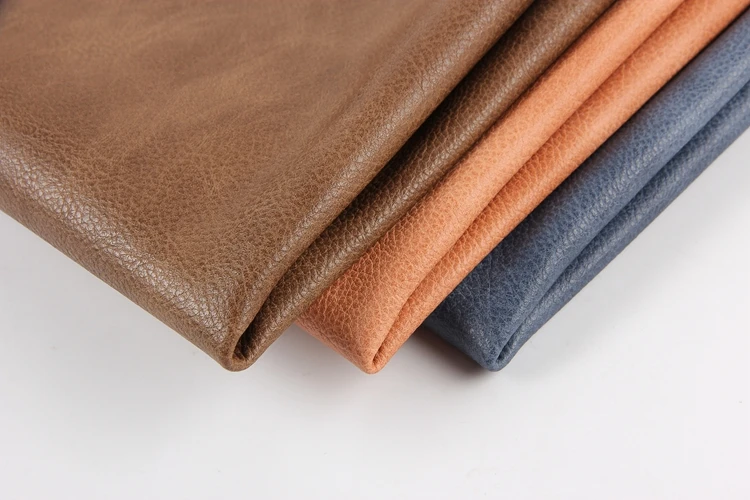 环保新定制纺织品皮革制品水性人造合成 pu 皮革