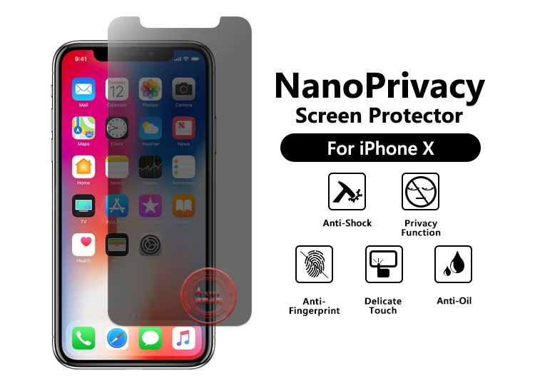 Amazon Warehouse Mobile Phones 2.5d Privacy Screen Protector For Iphone