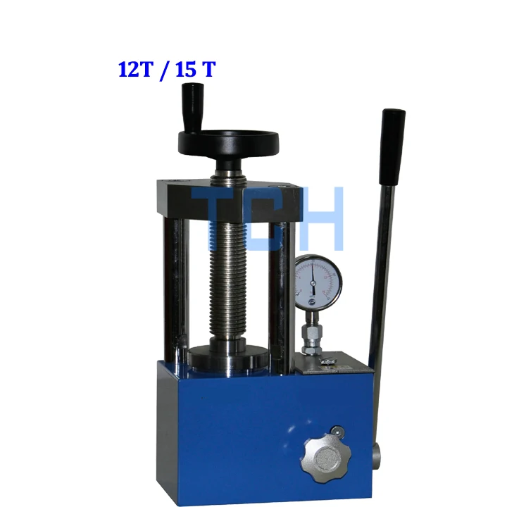 Hot Sell Laboratory 12T Hydraulic Powder Pellet Press Machine / Manual Hydraulic Pellet Press 12T