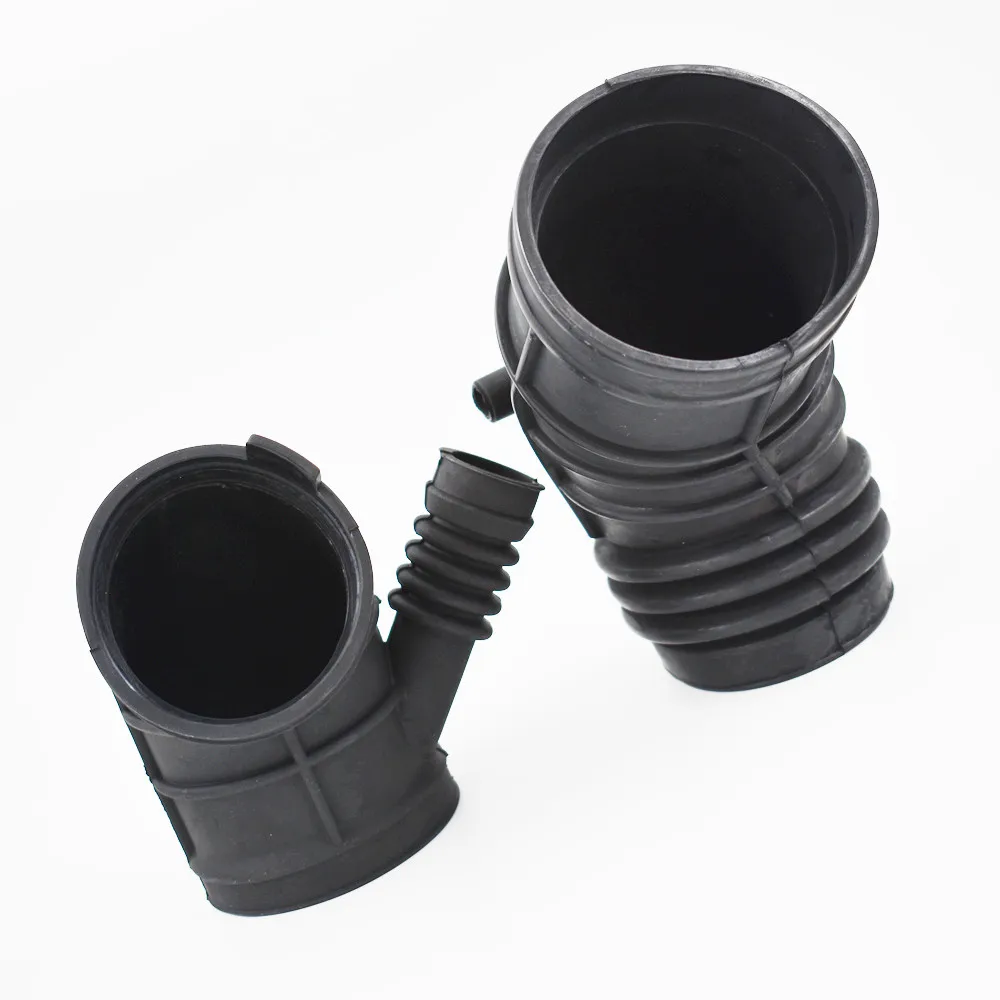 New 2 Pcs Throttle Body Air Intake Boot Hose For B Mw 13541438759