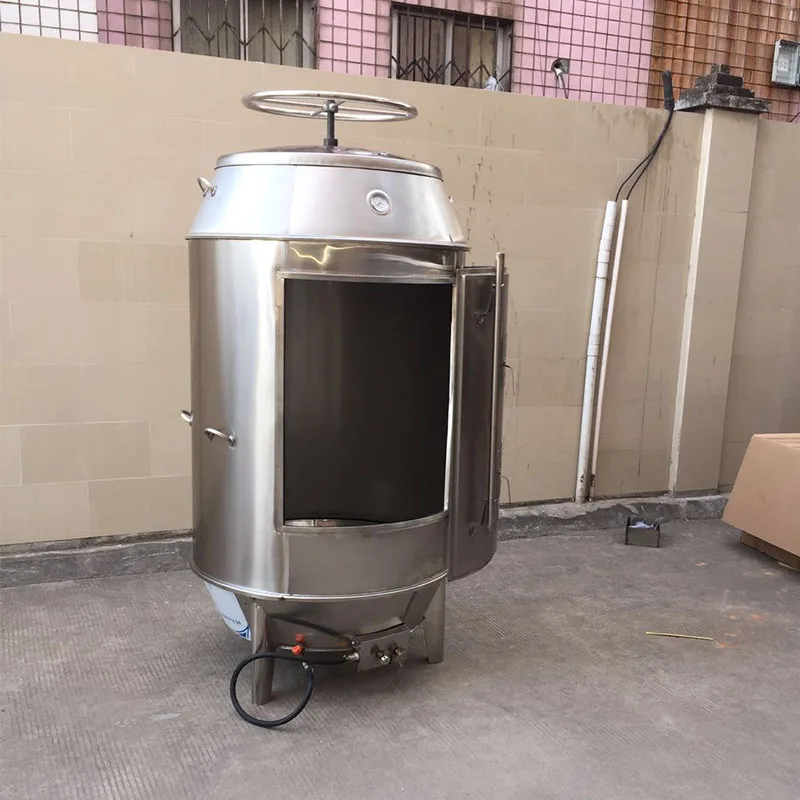 Commercial Large Manual Size Stainless Steel Split Gas Pig Oven