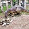 New dinosaur exhibits metal frame dinosaur
