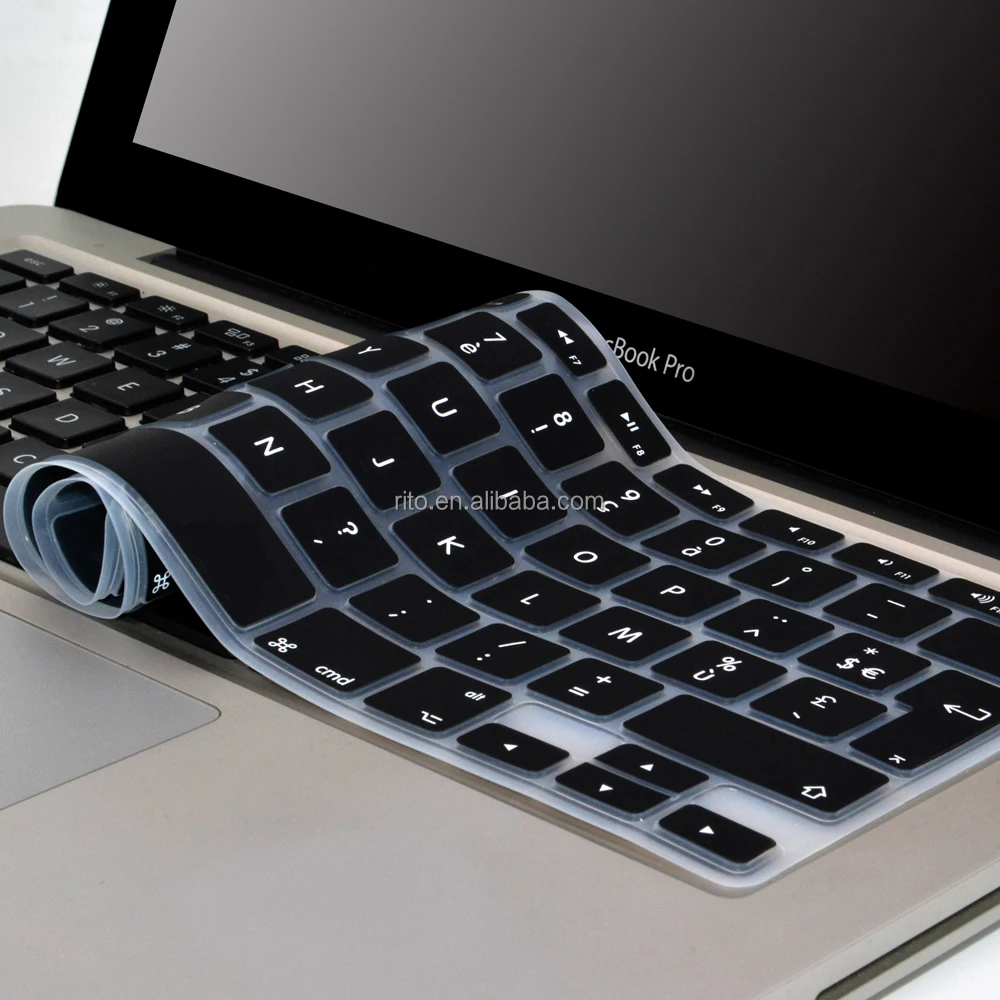 French Azerty Silicone Keyboard Cover Skin For Macbook Air Retina Pro