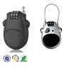 BT6045 4-Digit Combination Lock with 3 Feet Retractable Cable for Bike, Ski, Snowboard and Stroller