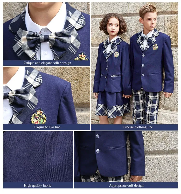 beautiful all grade school uniform navy blue suit