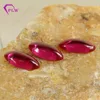 Wholesale Price Marquise Cabochon Synthetic Ruby Rough Stone