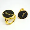 Wholesale Custom Rhinestone Hoop Twine Scarf Clip Buckle Holder Ring