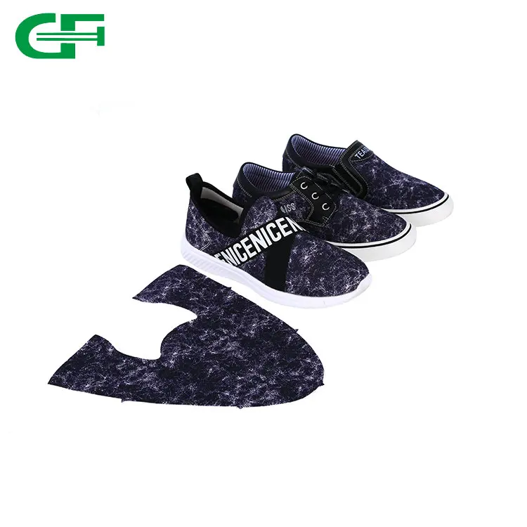 Cheap Purple Non Woven  Fabric for Ladies Shoes Material Upper