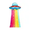 UFO Mattress 175x85cm rainbow inflatable water pool float for cool beach party
