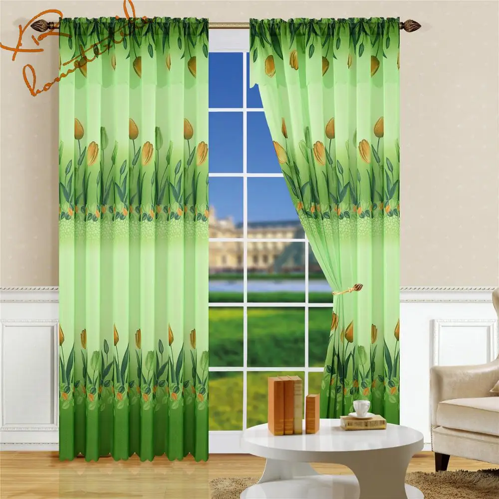 Factory Sales Cheap Double Layer America Style Window Curtains Buy