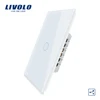 Livolo US Wall Touch Light Switch 110~250V 1 gang 2 way Light Control with LED indicator VL-C501S-11