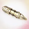 Zinc alloy armor finger ring gothic punk knuckle ring