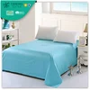 Ocean Blue Colour Cotton Bed Flat Sheet Bed Sheets