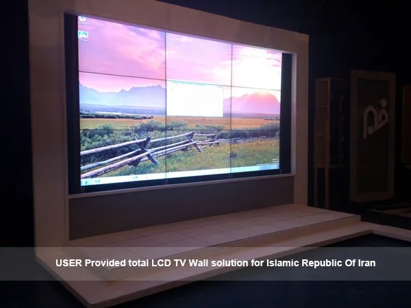 55 Inch 5.3mm bezel 3x3 lg video wall with ultra narrow bezel original lg tv lcd display panel