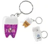Teeth Shape Dental Floss holder with Keychain