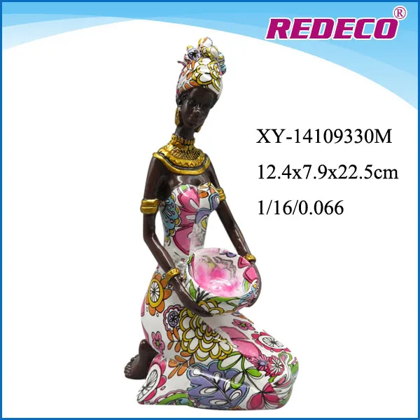 High Quality Resin Lady African Native Figurine For Sale Buy Lady