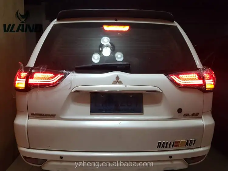 Vland Factory Car Taillights For Mit Pajero 2011 2012 2014 2015 Full-LED Tail Lights Plug and Play For Montero
