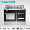Home used stainless steel 5 burners free standing oven