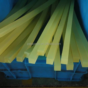 custom and stock pu urethane rubber rectangular bars