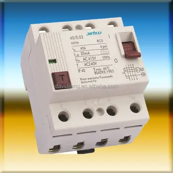  Elcb  4p 30ma  Rccb Residual Current Circuit Breaker Buy 