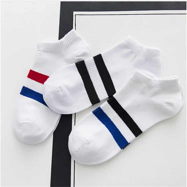 Wholesale Fashion Summer Short Sports White Men Cotton Boat Socks - Buy ...