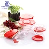 Promotion 5pcs glass salad bowls set glass tableware