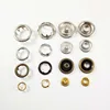 8mm-30mm Wholesaler brass garment four parts snap button prong button prong snap button black