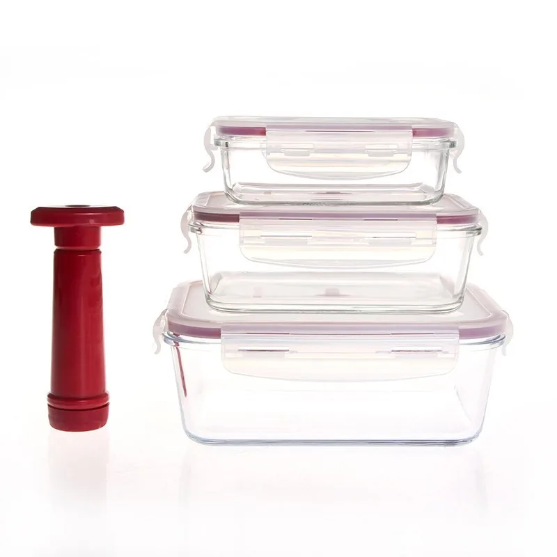 Amazon Glass Vacuum Food Containers With Pump For Fresher Food Buy