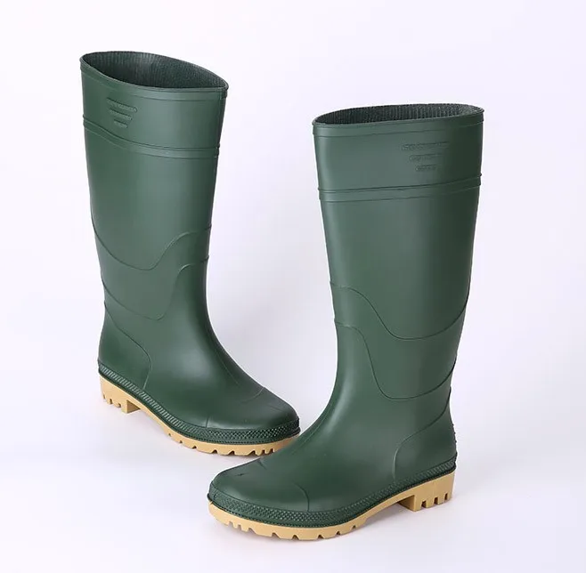 mens green rain boots