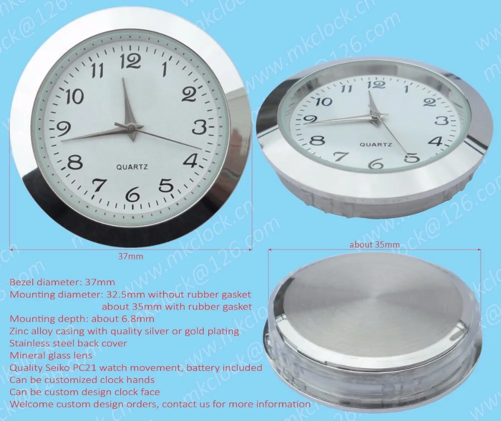 seiko quartz clock mini movement replacement