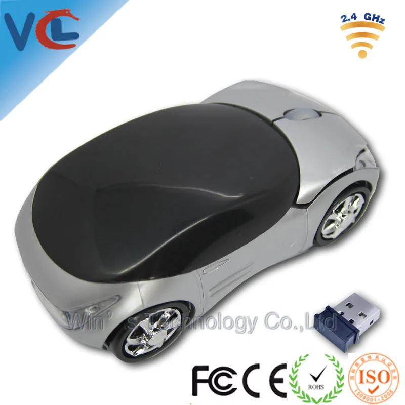 VMW-17 Fashion Sport Car shaped Wireless mouse optical 2.4Ghz computer mouse