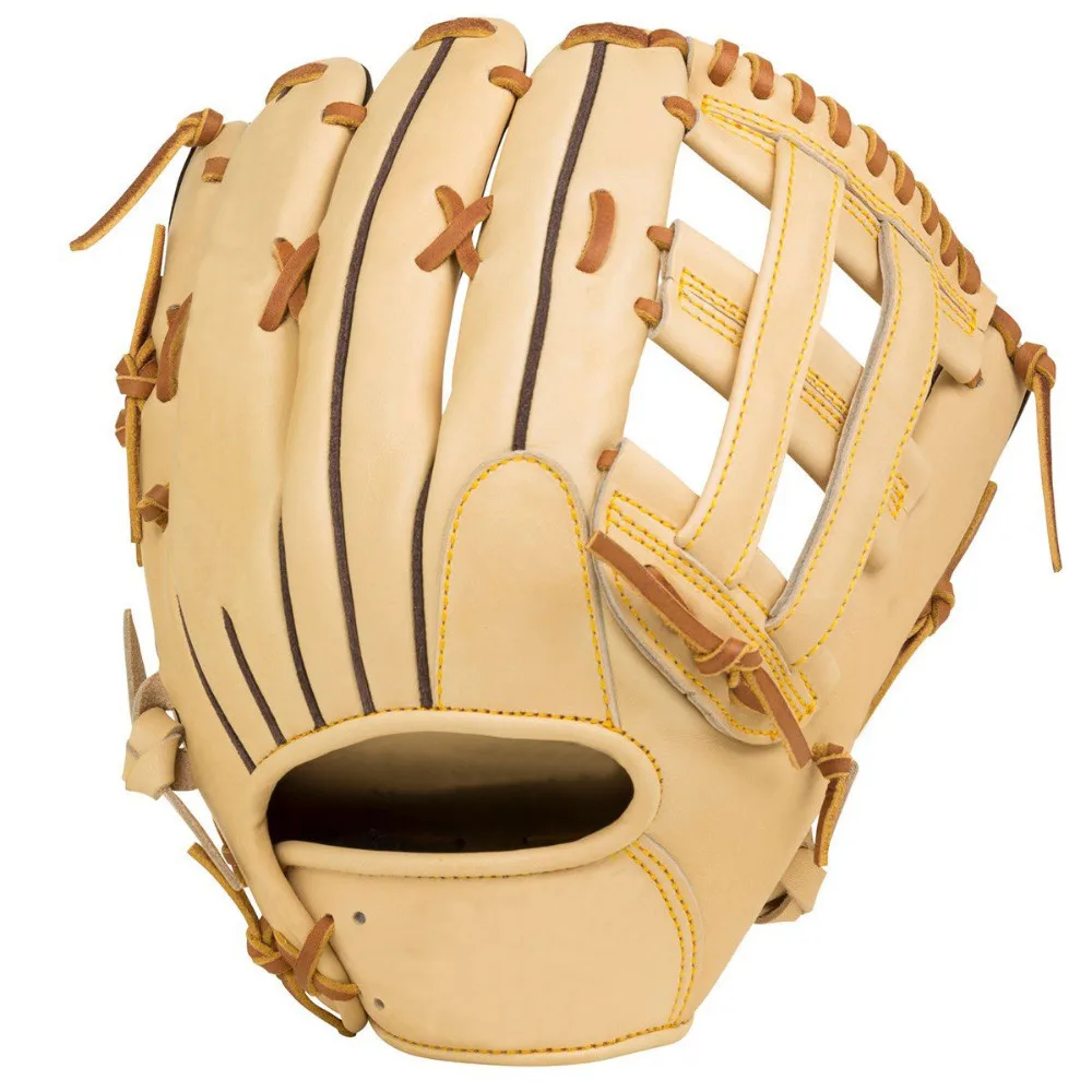 2020 New High Quality Custom Baseball Gloves With Light Brown Leather
