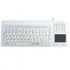 INDUSTRIAL WHITE SILICONE WATERPROOF USB KEYBOARD