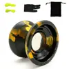 Roll over image to zoom in Aluminum Alloy U Bearing Professional Yo-Yo Toys Unresponsive YoYo Ball +2 Strings+1 YoYo Glove+1 Yo