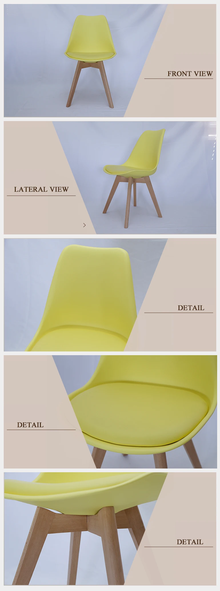 Plastic Dining Table Chair XRB-053-D1