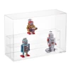 Large Modular Clear Acrylic Premium Display Cases, Transparent Acrylic Small Toys Riser Boxes