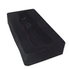 Black PS Flocked Vacuum Formed Plastic Tray For Glass Bottle